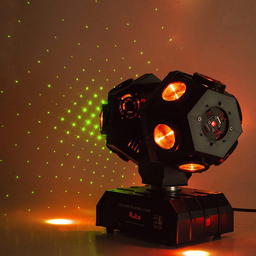 Dj Event Rotation 12*10W Green Red Moving Head Laser Light FD-ML010 ...