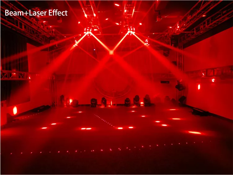 18pcs Led Beam Laser DJ Moving Head Light for Bar Ktv FD-ML008